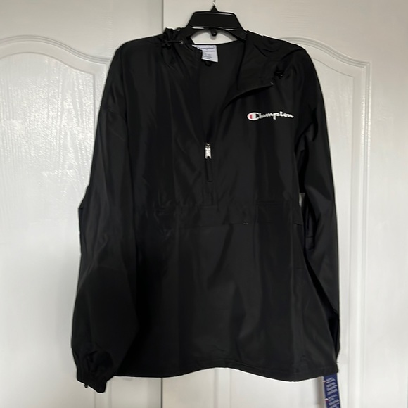 Men’s Champion Pullover Quarter Zip Hoodie - Picture 1 of 5